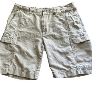 St. Johns Bay Outfitters Men’s Linen Blend Cargo Shorts Size 38